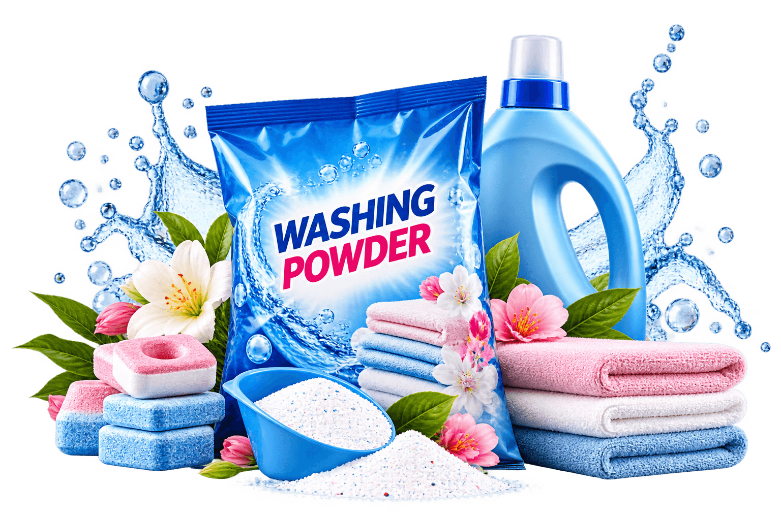 Laundry products representing the special offer